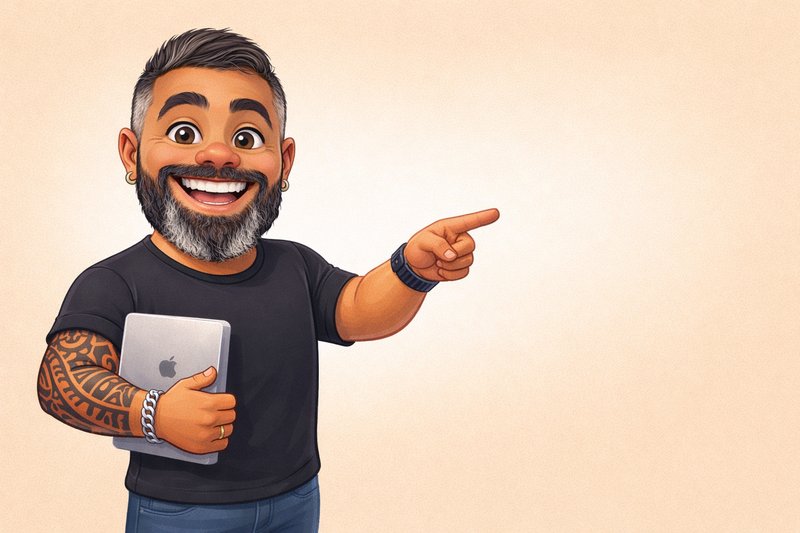 Claudinho apontando pro esquadrão de IA